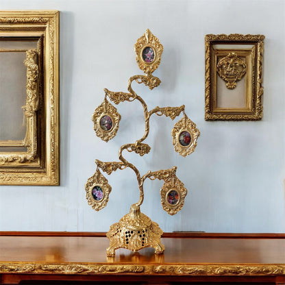 Gold-Plated Ancestry Tree Frame: The Royal Keepsake