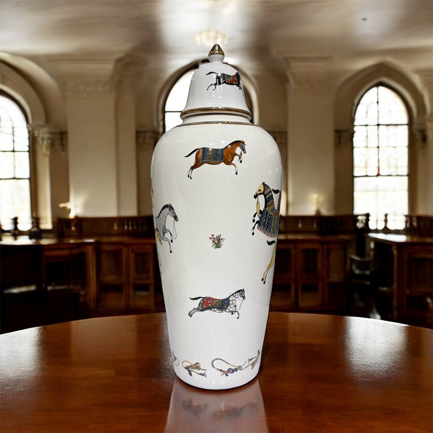 Regal Horseman Ginger Jars