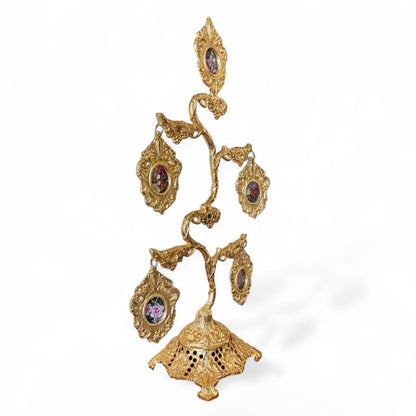 Gold-Plated Ancestry Tree Frame: The Royal Keepsake