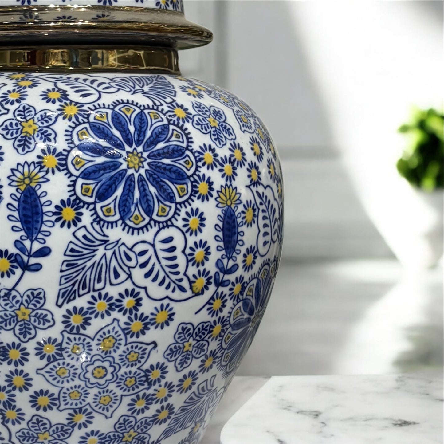 Azure Garden Imperial Vases – Set of Two